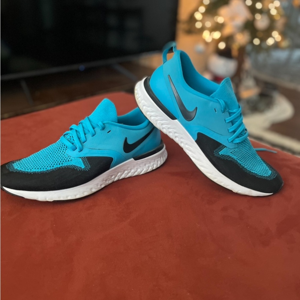 Nike Turquoise and Black Running Shoes